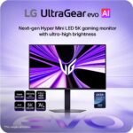 LG UltraGear Evo AI 27" Dual Mode 5K 165Hz/QHD 330Hz Mini LED Gaming Monitor - Image 2