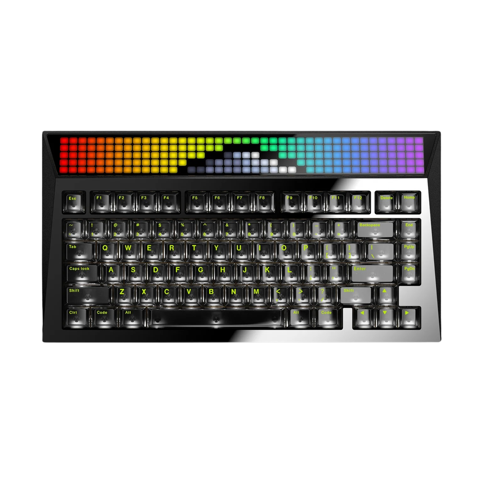 8a9b889d76f2494e9d8a08c18449022a.png ANGRY MIAO CYBERBOARD R2 High Gloss PVD Front Mechanical Keyboard - Image 1