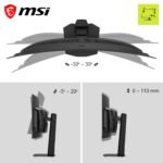 MSI MAG 341CQP X28 34" UWQHD 280Hz QD-OLED Gaming Monitor - Image 6