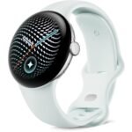 Google Pixel Watch 5 41mm (Polished Silver/Fog Active Band 2nd Gen)