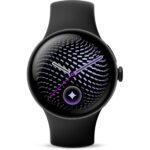 Google Pixel Watch 5 45mm (Matte Black/Obsidian Active Band 2nd Gen) - Image 2
