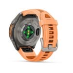 Garmin fenix 9 Pro InReach 43mm Titanium with Shell Pink/Autumn Orange Silicone Band - Image 3