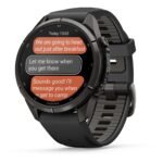 Garmin fenix 9 Pro InReach 43mm Carbon Grey DLC with Black/Pebble Grey Silicone Band - Image 6