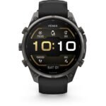Garmin fenix 9 Pro 47mm (Carbon Grey DLC Titanium with Black/Pebble Grey Silicone Band) - Image 2