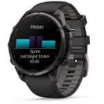 Garmin fenix 9 Pro 47mm (Carbon Grey DLC Titanium with Black/Pebble Grey Silicone Band) - Image 4