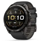 Garmin fenix 9 Pro 51mm Carbon Grey DLC Titanium with Black/Pebble Grey Silicone Band