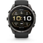 Garmin fenix 9 Pro 51mm Carbon Grey DLC Titanium with Black/Pebble Grey Silicone Band - Image 2