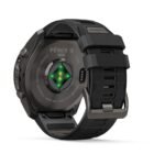 Garmin fenix 9 Pro InReach 51mm Carbon Grey DLC Titanium with Black/Pebble Grey Silicone Band - Image 2