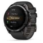 Garmin fenix 9 Pro InReach 51mm Carbon Grey DLC Titanium with Black/Pebble Grey Silicone Band - Image 3