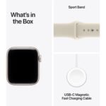 Apple Watch SE 3 44mm Starlight Aluminium Case GPS + Cellular Sport Band (M/L) [2026] - Image 8