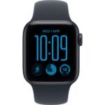 Apple Watch SE 3 44mm Midnight Aluminium Case GPS + Cellular Sport Band (S/M) [2026] - Image 2