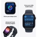 Apple Watch SE 3 44mm Midnight Aluminium Case GPS + Cellular Sport Band (M/L) [2026] - Image 3