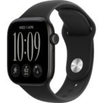 Apple Watch Series 12  42mm Black Aluminium Case GPS  Sport Band (M/L) [Black]