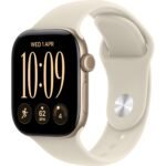 Apple Watch Series 12  42mm Light Gold Aluminium Case GPS Sport Band (S/M) [Sand]