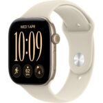 Apple Watch Series 12  42mm Light Gold Aluminium Case GPS  Sport Band  (M/L) [Sand]