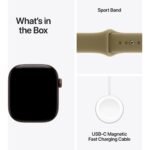 Apple Watch Series 12 42mm Dark Bronze Aluminium Case GPS Sport Band - (S/M) [Olive] - Image 8
