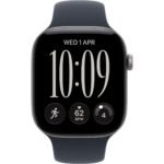 Apple Watch Series 12  46mm Space Grey Aluminium Case GPS Sport Band (M/L)  [Navy Blue] - Image 2
