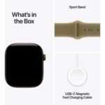 Apple Watch Series 12  46mm Dark Bronze Aluminium Case GPS Sport Band (M/L)  [Olive] - Image 8