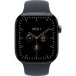 Apple Watch Series 12 42mm Space Grey Aluminium Case GPS + Cellular Sport Band (S/M)[ Navy Blue] - Image 2