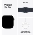 Apple Watch Series 12 42mm Space Grey Aluminium Case GPS + Cellular Sport Band (S/M)[ Navy Blue] - Image 8