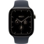 Apple Watch Series 12 42mm Natural Titanium Case  GPS + Cellular Sport Band  (S/M)  [Navy Blue] - Image 2