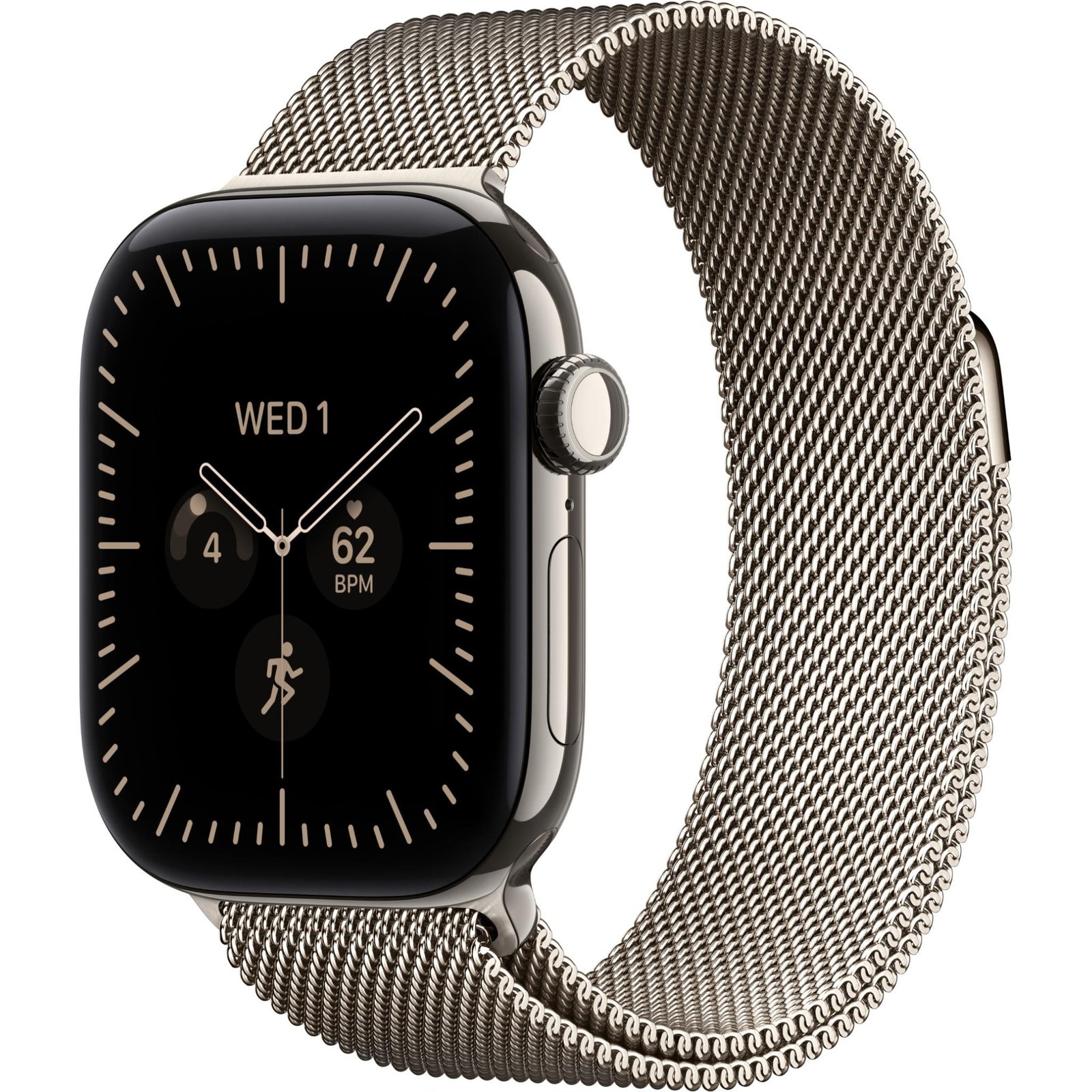 913734-Product-0-I-639246073807025508.jpg Apple Watch Series 12 42mm Natural Titanium Case GPS + Cellular Natural Milanese Loop - Image 1