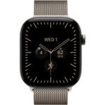 Apple Watch Series 12  46mm Natural Titanium Case GPS + Cellular Natural Milanese Loop  (S/M) - Image 2