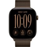 Apple Watch Series 12  46mm Dark Bronze Aluminium Case GPS + Cellular Dark Bronze Milanese Loop  (S/M) - Image 2