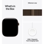 Apple Watch Series 12 46mm Dark Bronze Aluminium Case GPS + Cellular  Dark Bronze Milanese Loop  (M/L) - Image 8
