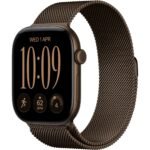 Apple Watch Series 12 42mm Dark Bronze Aluminium Case GPS + Cellular  Dark Bronze Milanese Loop