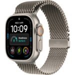 Apple Watch Ultra 4 49mm Natural Titanium Case GPS + Cellular Natural Titanium Milanese Loop (S)
