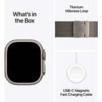 Apple Watch Ultra 4 49mm Natural Titanium Case GPS + Cellular Natural Titanium Milanese Loop (S) - Image 8