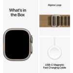 Apple Watch Ultra 4 49mm Natural Titanium Case GPS + Cellular Alpine Loop [Desert] - Image 8