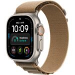 Apple Watch Ultra 4 49mm Natural Titanium Case  GPS + Cellular Alpine Loop (M) [Desert]