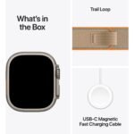 Apple Watch Ultra 4 49mm Natural Titanium Case GPS + Cellular Trail Loop  (S/M) [Sand ] - Image 8