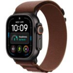 Apple Watch Ultra 4  49mm Black Titanium Case GPS + Cellular Alpine Loop (S) [Burgundy]
