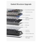 Qwertykeys QK65 Mk3 Prebuilt Wireless Mechanical Keyboard (Retro Console) - Image 9