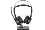 eMeet GeniusCall HS80 Wireless On-Ear Headset with Charging Base - Image 3