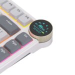 Royal Kludge RK N80 Tri mode RGB Hot Swap Keyboard - Red Switch (Pearly Dawn) - Image 5