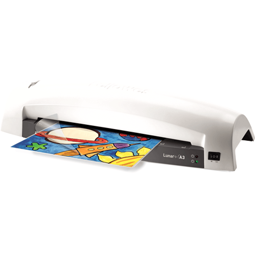 aaccf8d7bb874a708d7419818904fccc.png Fellowes Lunar Plus Laminator A3 A4 Laminating Machine White/Grey - Image 1