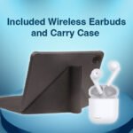 Laser 10" 4G Android 13 Tablet with Earbuds & Case (Black) - Image 8
