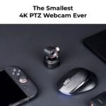 OBSBOT Tiny 3 AI-Powered Spatial Audio 4K PTZ Webcam with VOX SE Mic Combo - Black - Image 5
