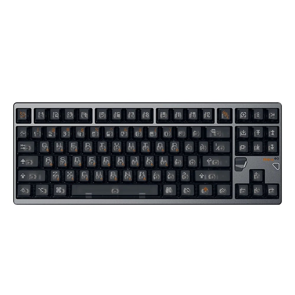 b782a41ffdde4329a25fd6385abf9b4b.jpg Qwertykeys QK&ATK HEX80 8K HE Wired Magnetic Custom Keyboard (Anodized Gray) - Image 1