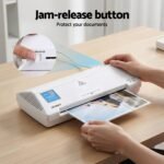 Devanti A4 Laminator Machine for Document Photo Card Handmade A4 A5 A6 White - Image 8