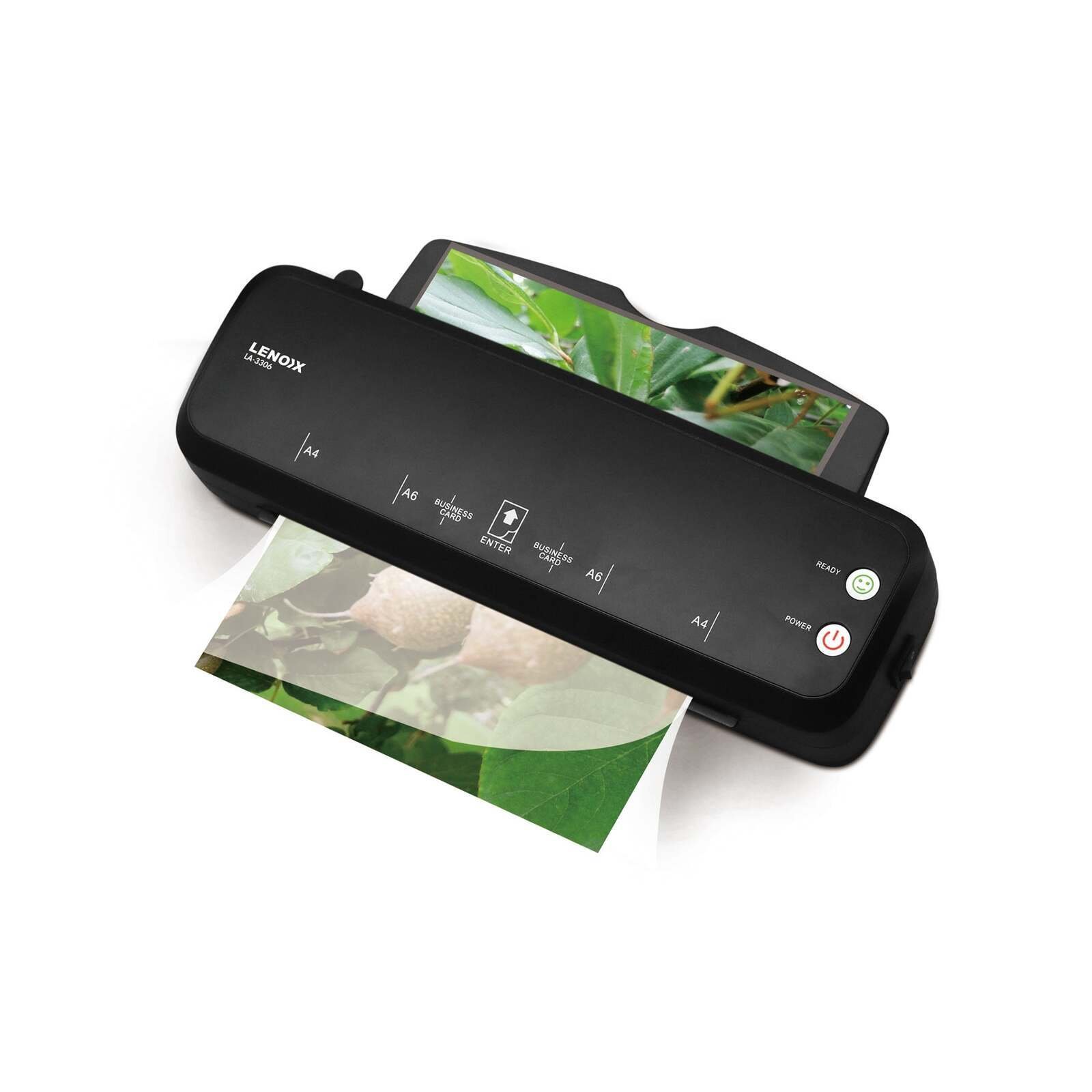 Lenoxx A4 Hot Paper Laminator 300W 80-100 Microns 1 Lenoxx A4 Hot Paper Laminator 300W 80-100 Microns