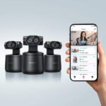 Emeet PIXY Wireless AI PTZ 4K Streaming Camera Portable Black 8H Battery - Image 4