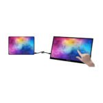 VERBATIM Portable Touchscreen Monitor Full HD 1080p USB-C/HDMI 14" Metal - Image 5